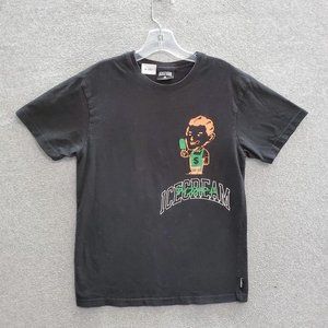 Ice Cream Men T-Shirt Medium Black Bobble‎ SS Graphic